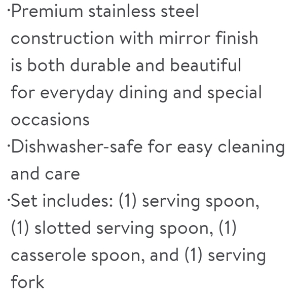 ❤️ New Pioneer Woman Mazie 4-Piece Serve Utensils Set - Picture 5 of 6